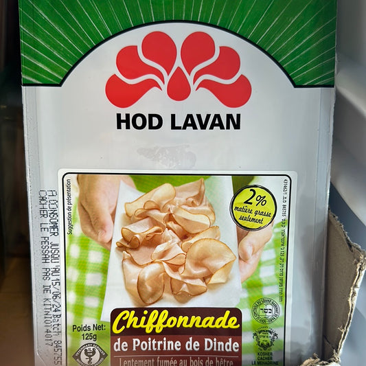 Chiffonade Poitrine de Dinde 125 gr HOD LAVAN