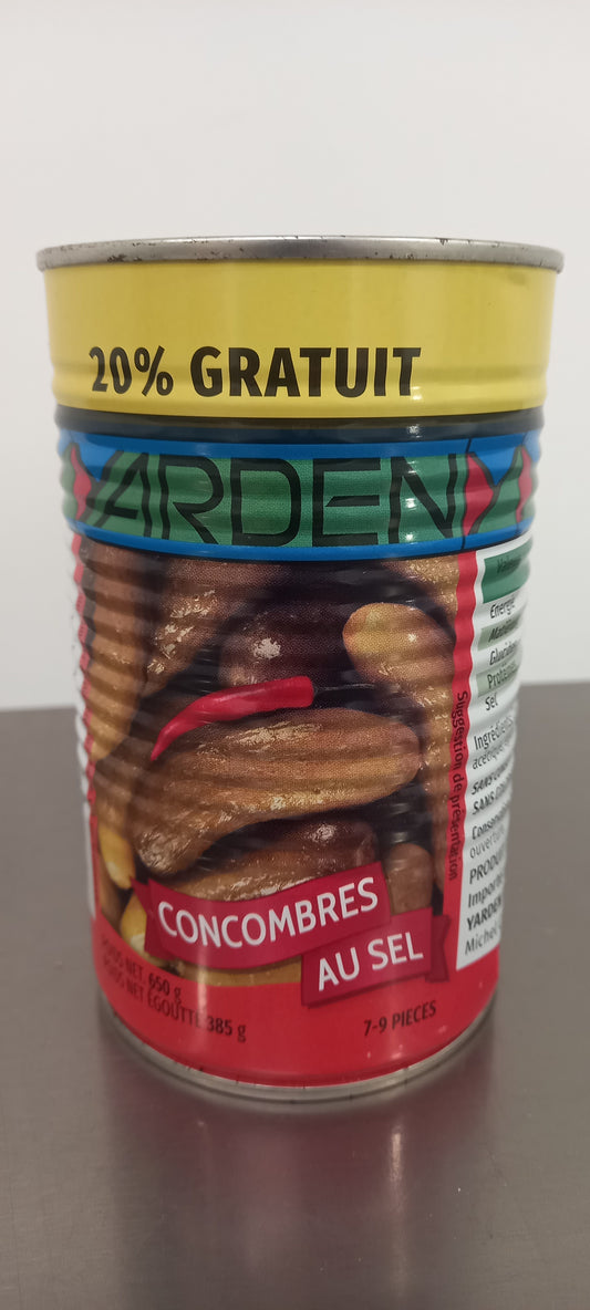 Cornichon au sel 650 gr YARDEN