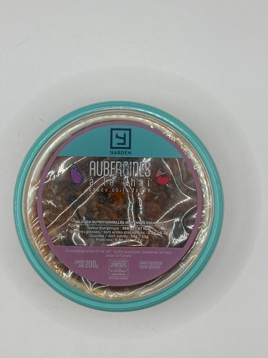Aubergine Thai sauce Chili douce 200 gr YARDEN