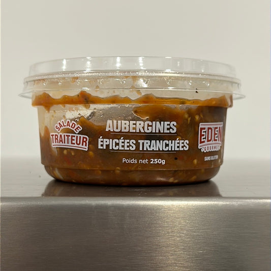 Aubergines épicées tranchées 250 g EDEN