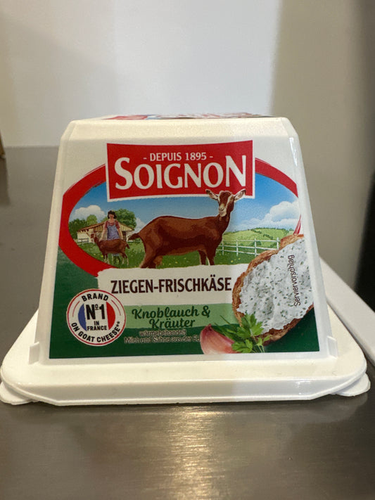 Pyramide de Chèvre  Ail et Fines herbes 140 gr SOIGNON