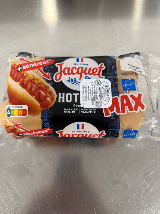 Pain HOT DOG max  x 4 340 gr