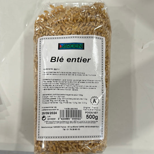 Blé entier 500 gr YARDEN