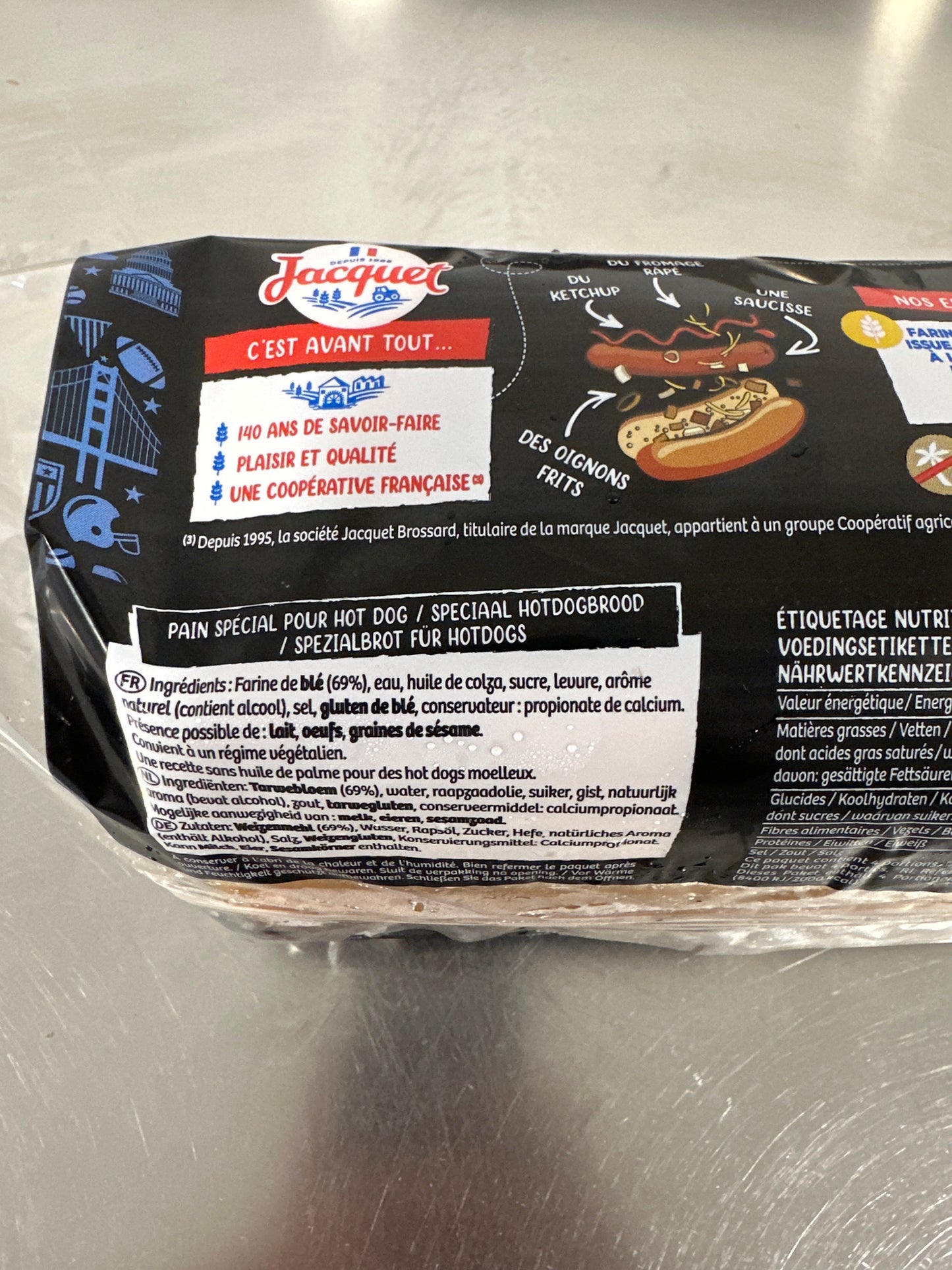 Pain HOT DOG max  x 4 340 gr