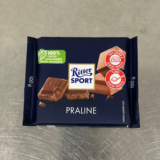 Chocolat lait fourré Praliné 100 gr RITTER