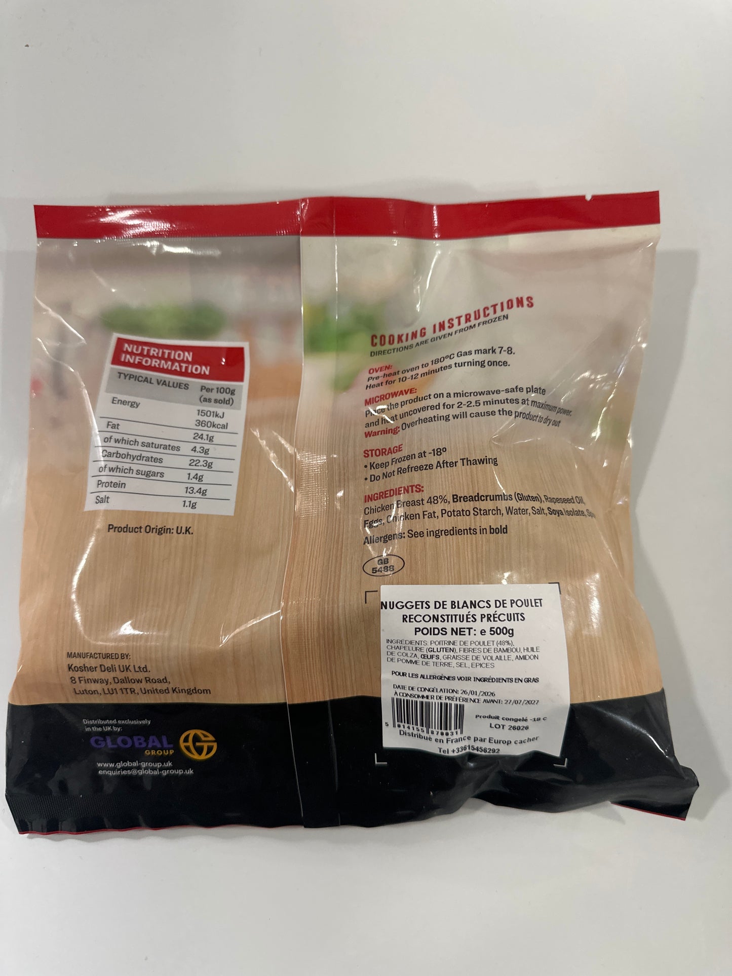 Nuggets de poulet FROWEIN'S 500 gr