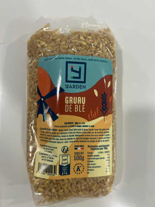 Gruau de blé 500 gr YARDEN