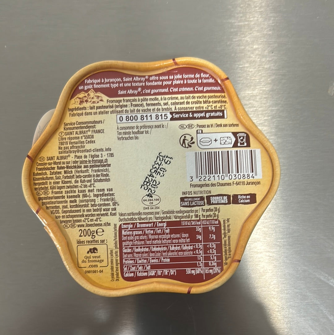 SAINT ALBRAY Gourmand et cremeux 200 gr