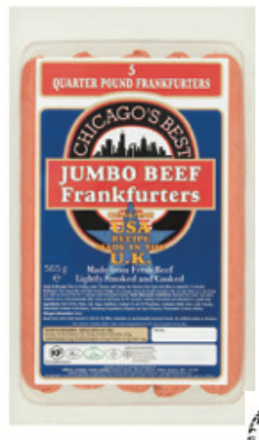 Saucisse FRANK-FURTERS Jumbo 566 gr