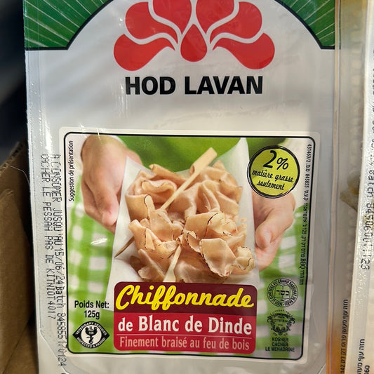 Chiffonade Blanc de Dinde 125 gr HOD LAVAN