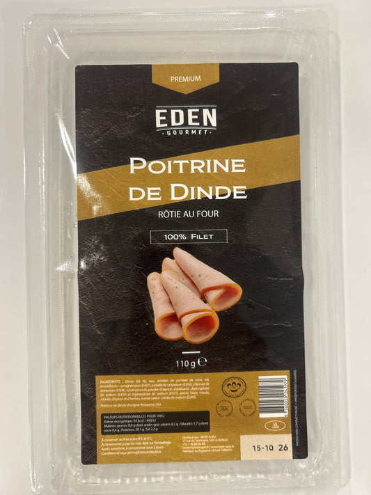 Poitrine de dinde rotie 110 gr