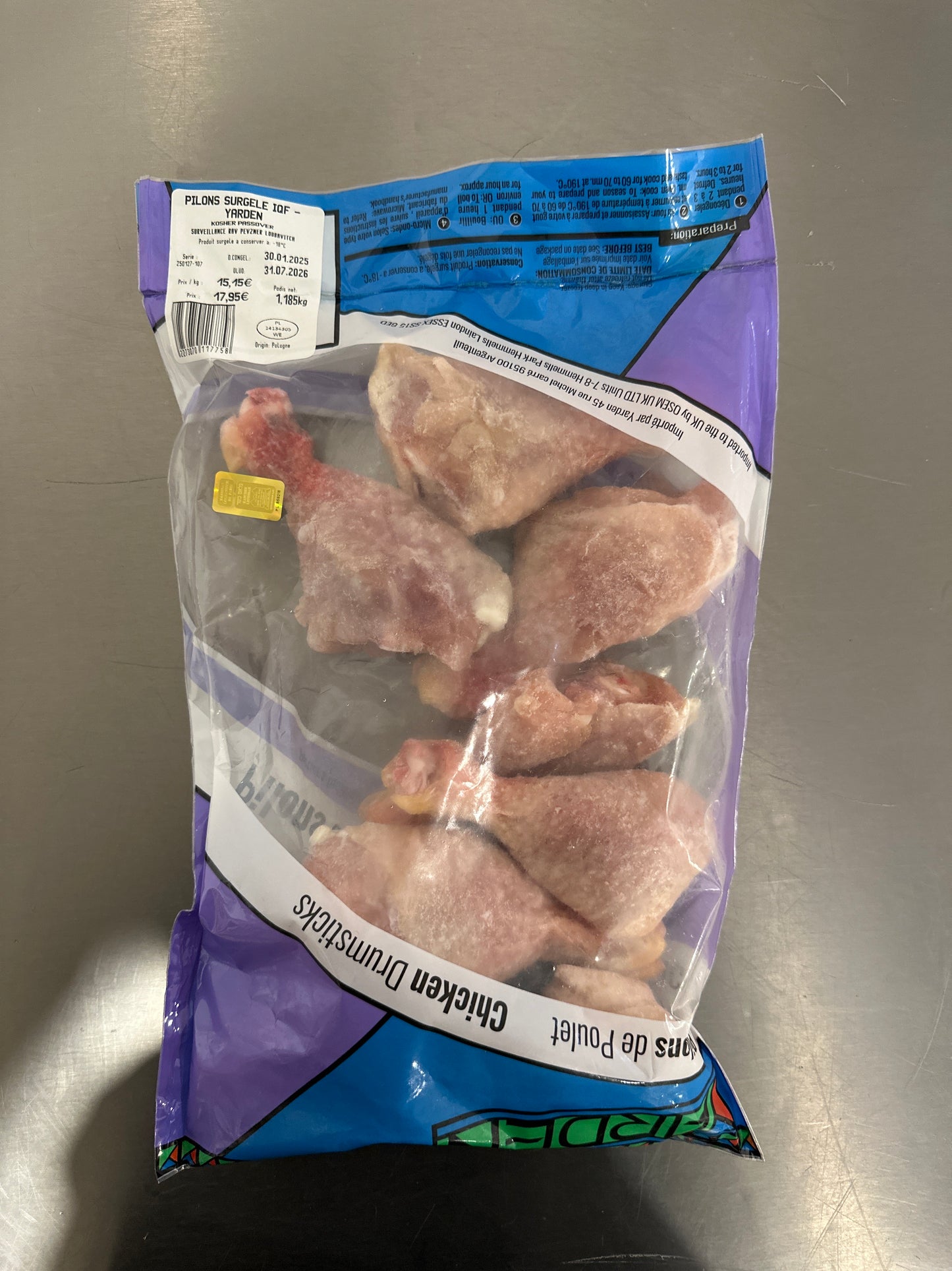 Pilons de Poulet Crus IQF