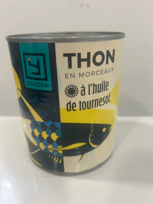 Thon entier à l'HUILE 800g YARDEN
