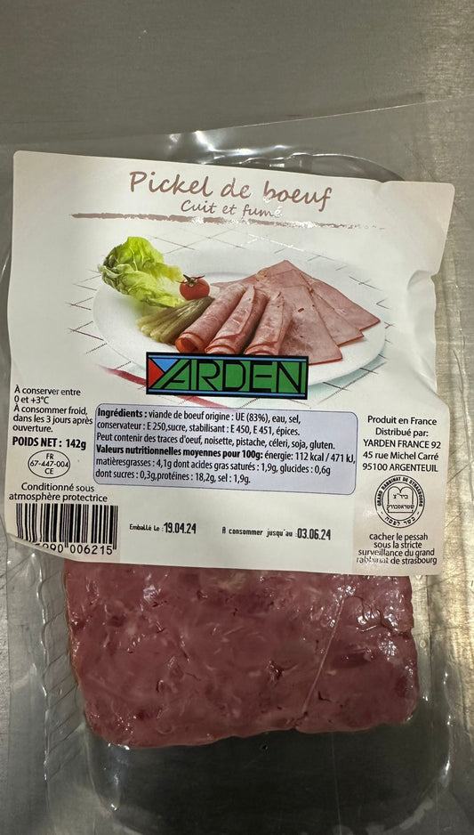 Pickel de boeuf 142 gr YARDEN