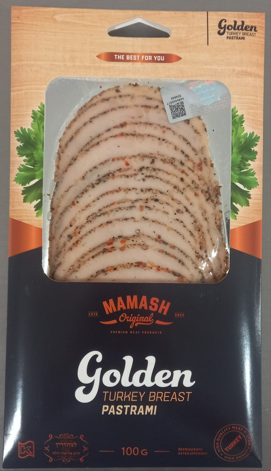 Pastrami de poitrine de Dinde 100 gr MAMASH