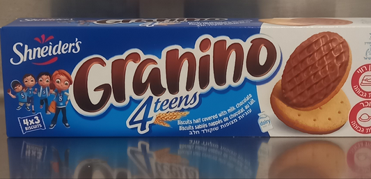 Granino chocolat au lait Shneiders 4x3 biscuits