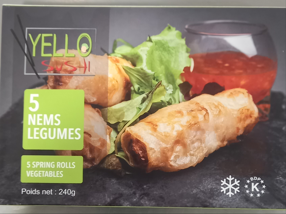 Nems aux légumes 240 gr YELLO