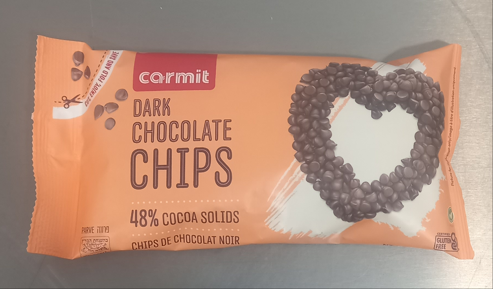 Pépites de chocolat noir Parvé 250 gr CARMIT