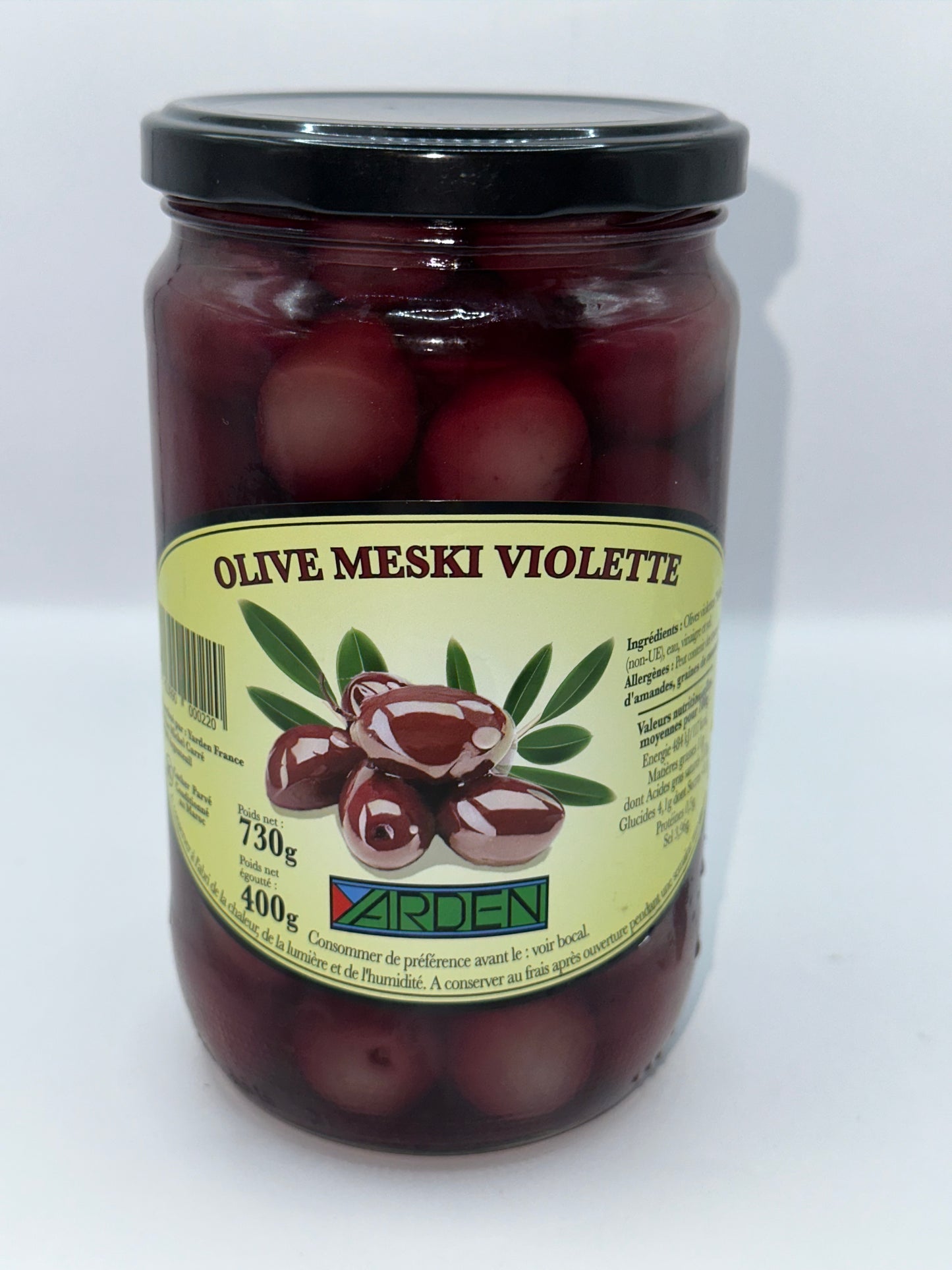 Olives MESKI violettes 730 g YARDEN