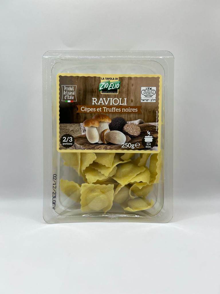 Ravioli Cèpes et truffes noires 250 g