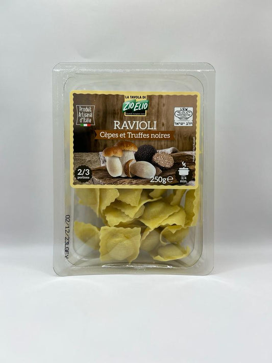 Ravioli Cèpes et truffes noires 250 g