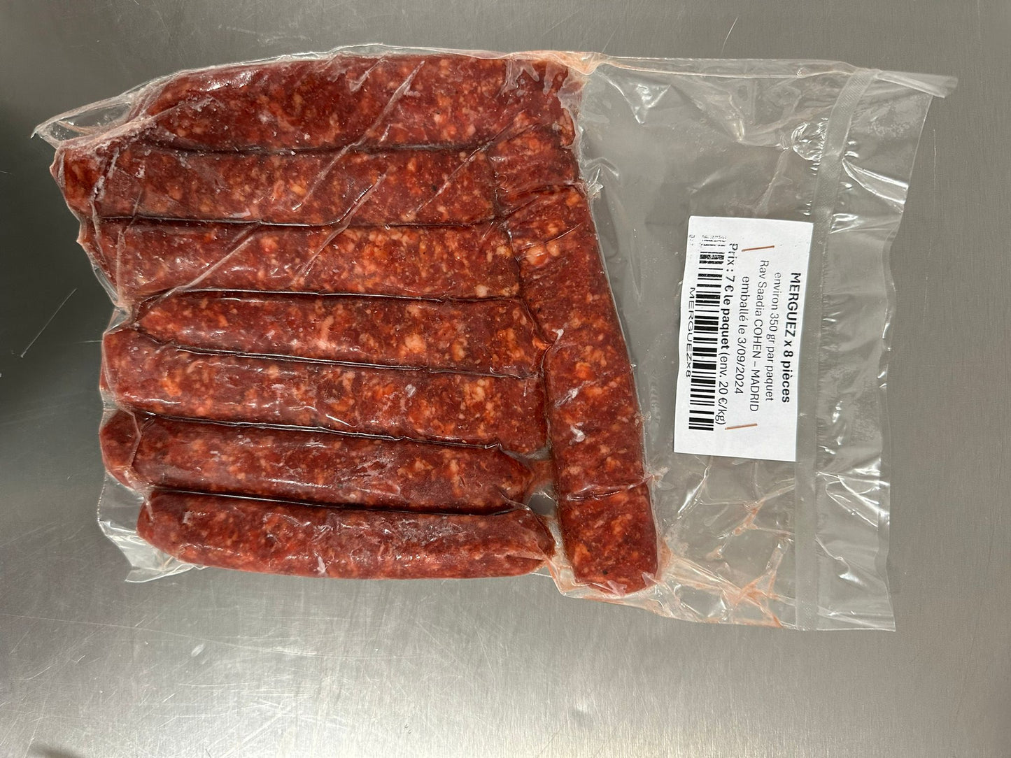 Merguez x8 env 350 gr