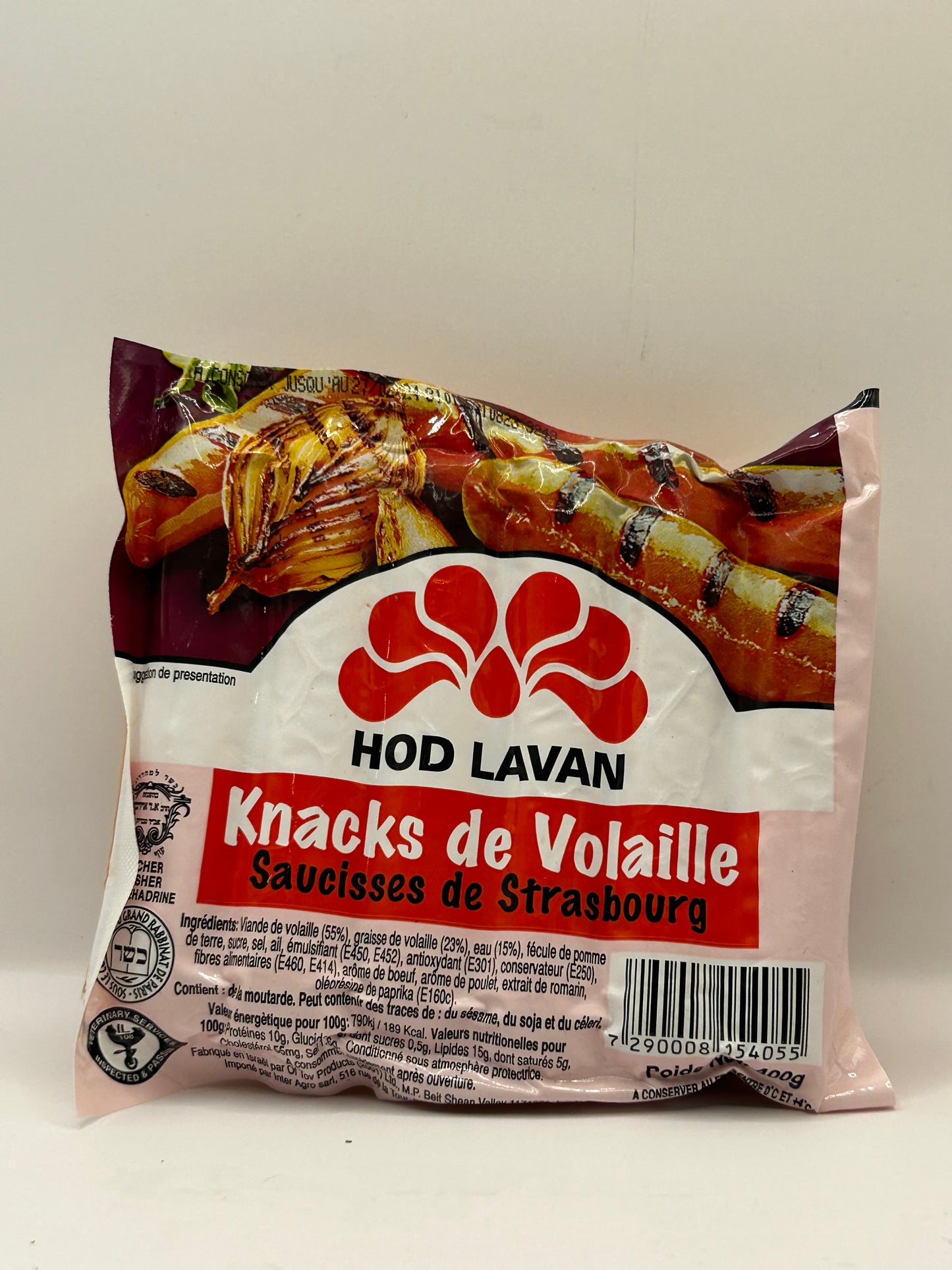 Saucisse de Strasbourg  400 gr  HOD LAVAN