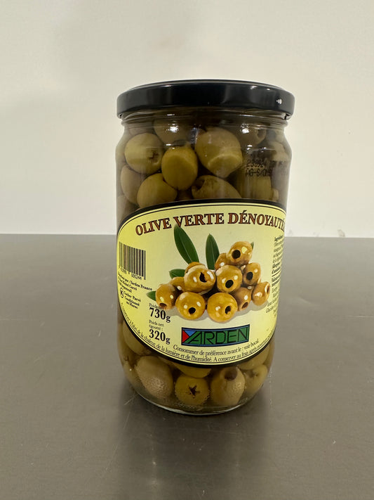 Olives VERTE dénoyautées 730 g YARDEN