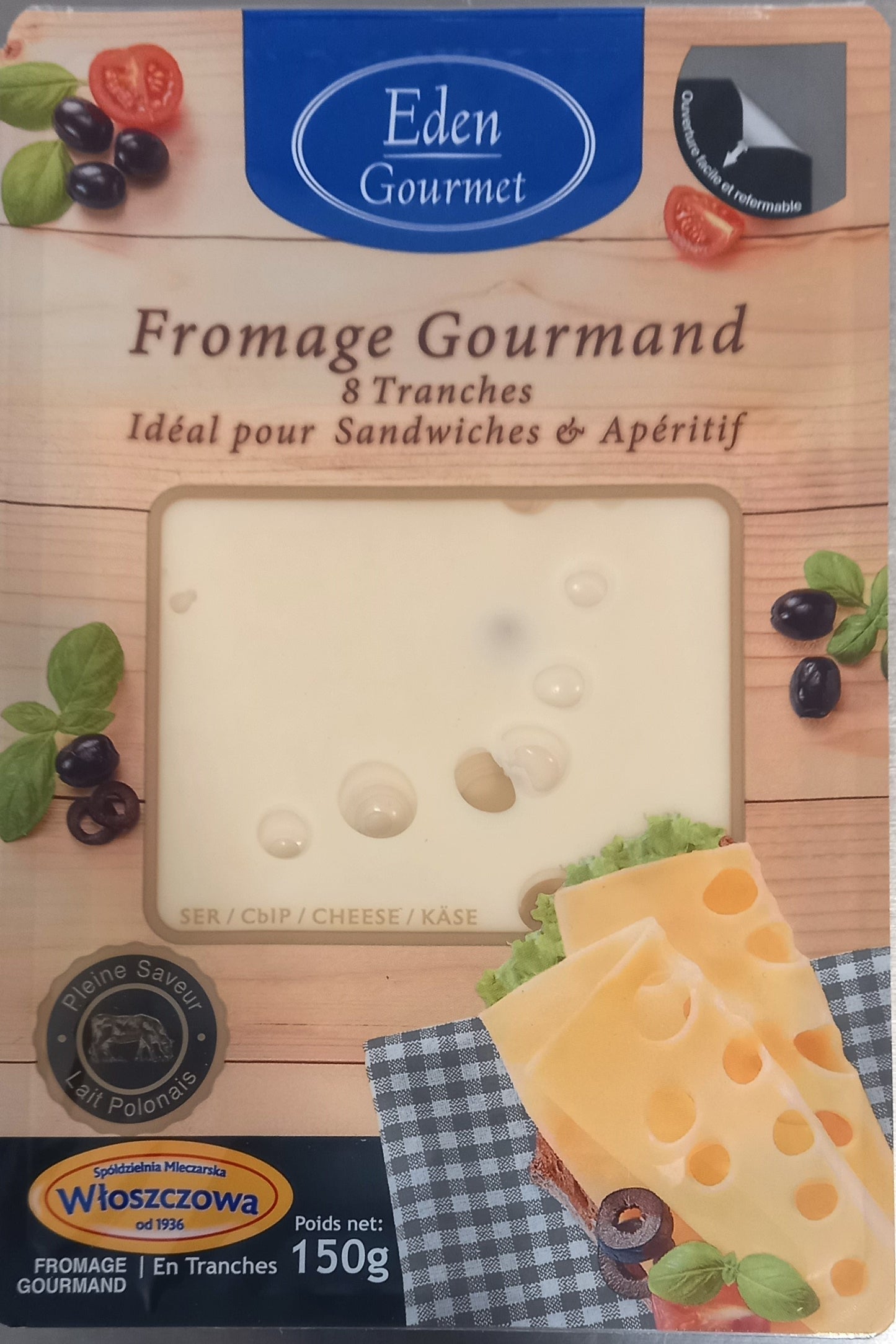 Gourmet Gourmand Tranche 150 gr EDEN