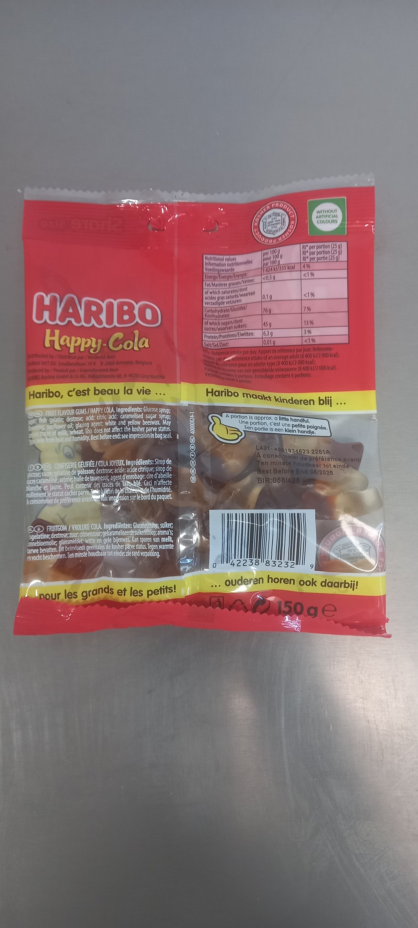 Haribo Happy Cola 150 gr