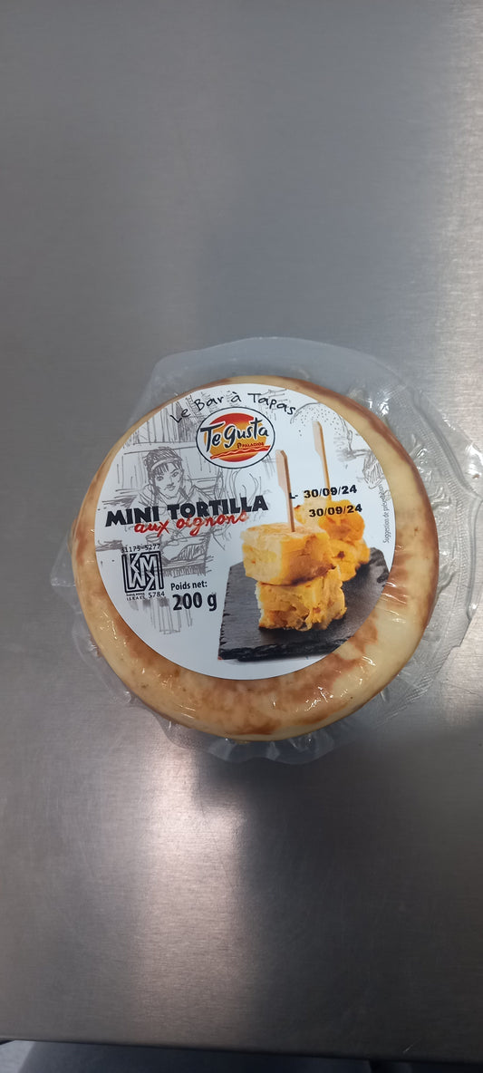 Mini Tortilla Oignons 200gr