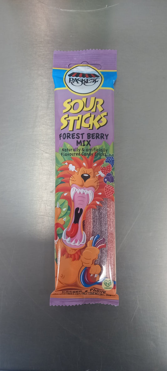 Sour sticks fruits des bois mix 50gr PASKESZ