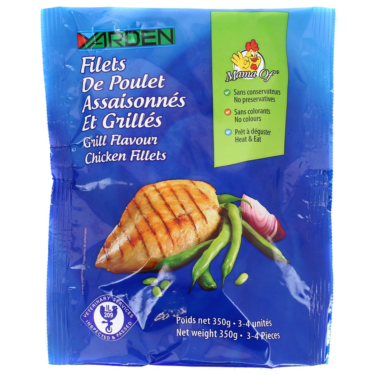 Filet de poulet grillés YARDEN